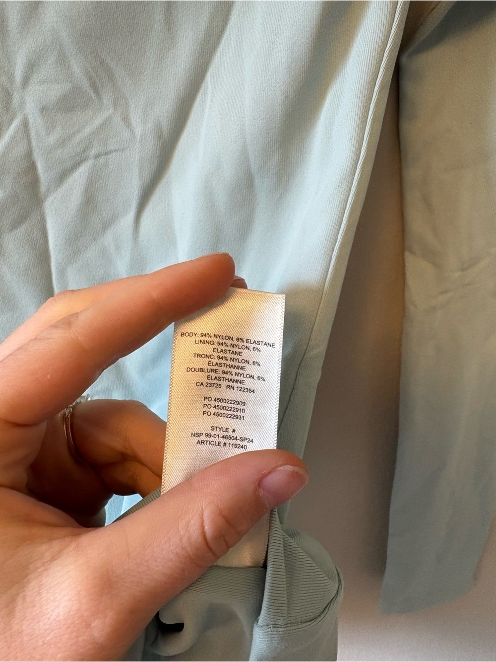 Aritzia Contour Off the Shoulder Long Sleeve Top XS - Picture 5 of 5